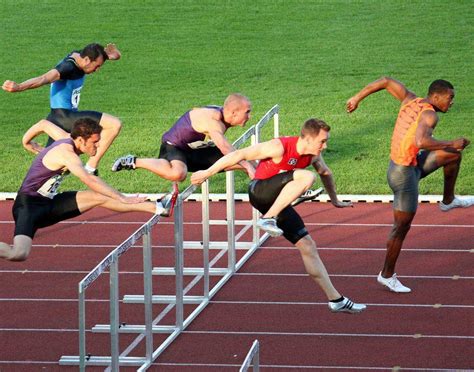 track and field games|Hurdles .